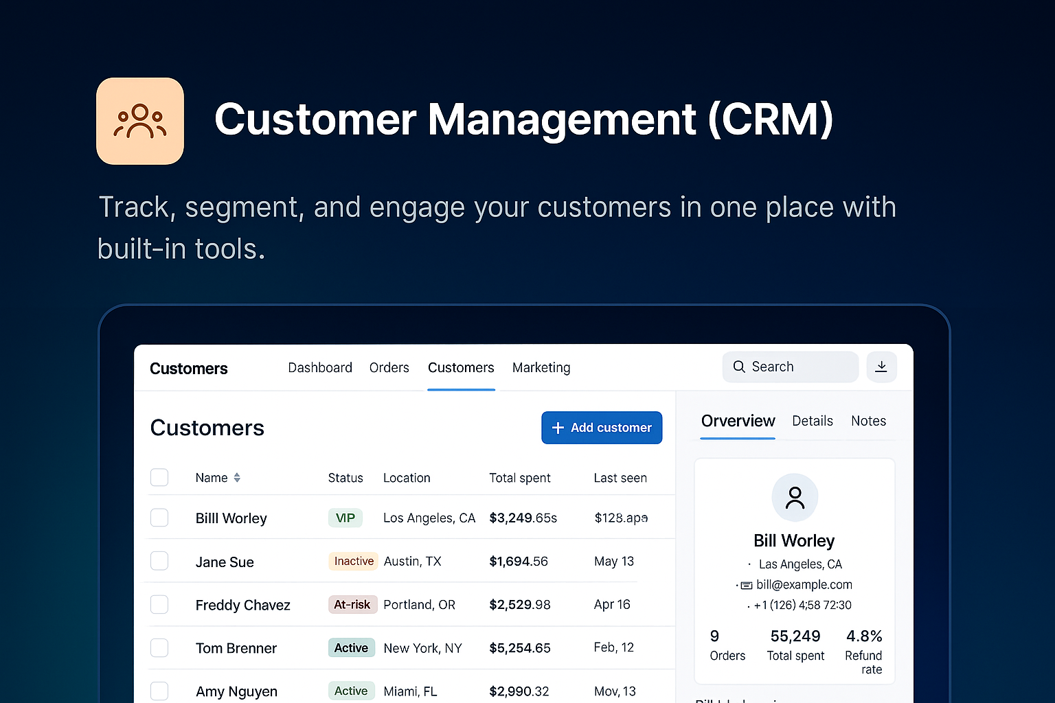 Customer Management (CRM)