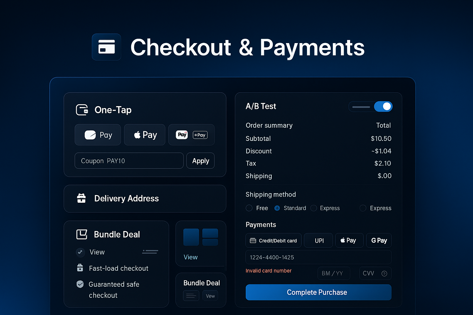 Checkout & Payments