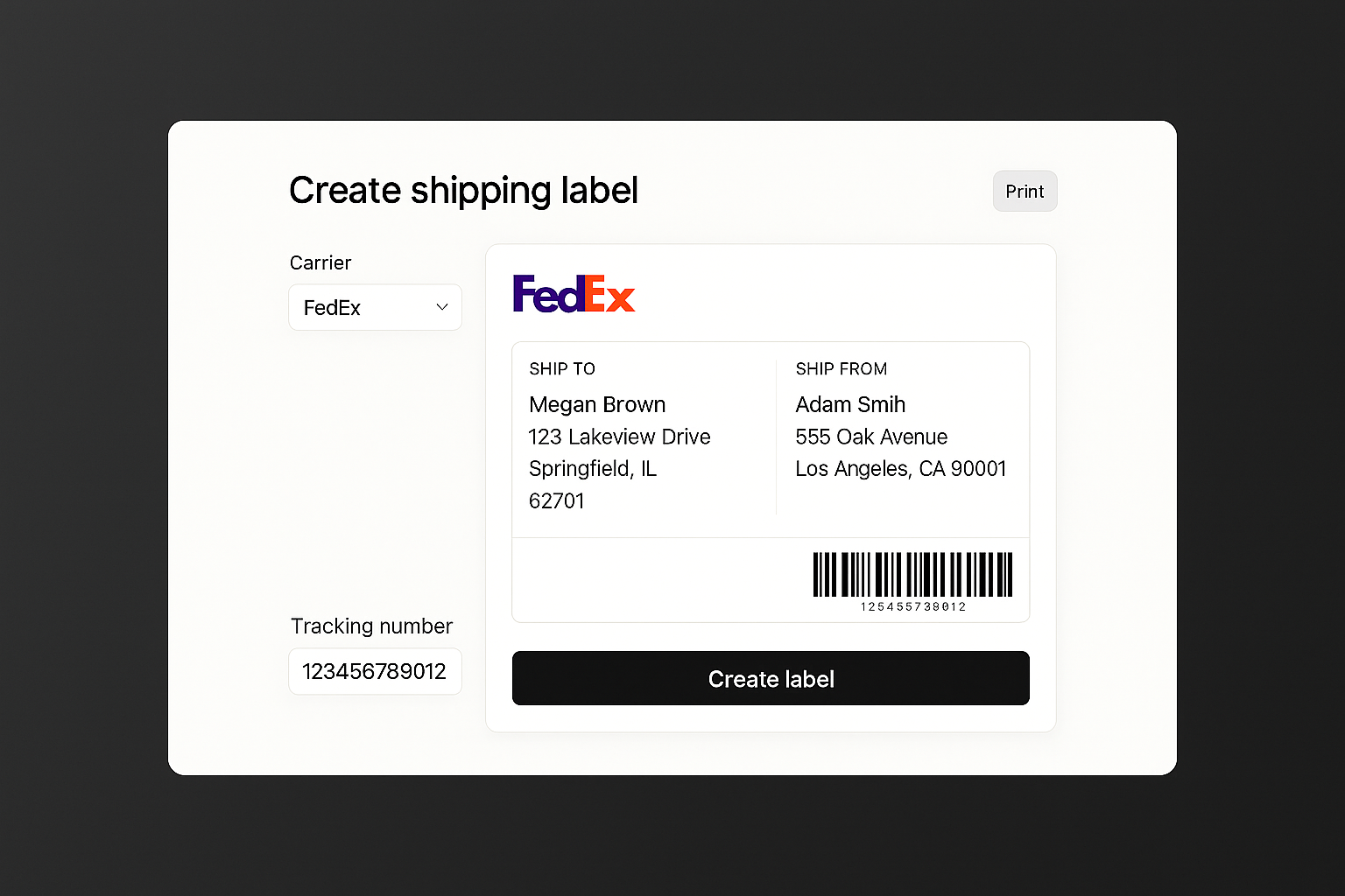 Shipping & Fulfillment